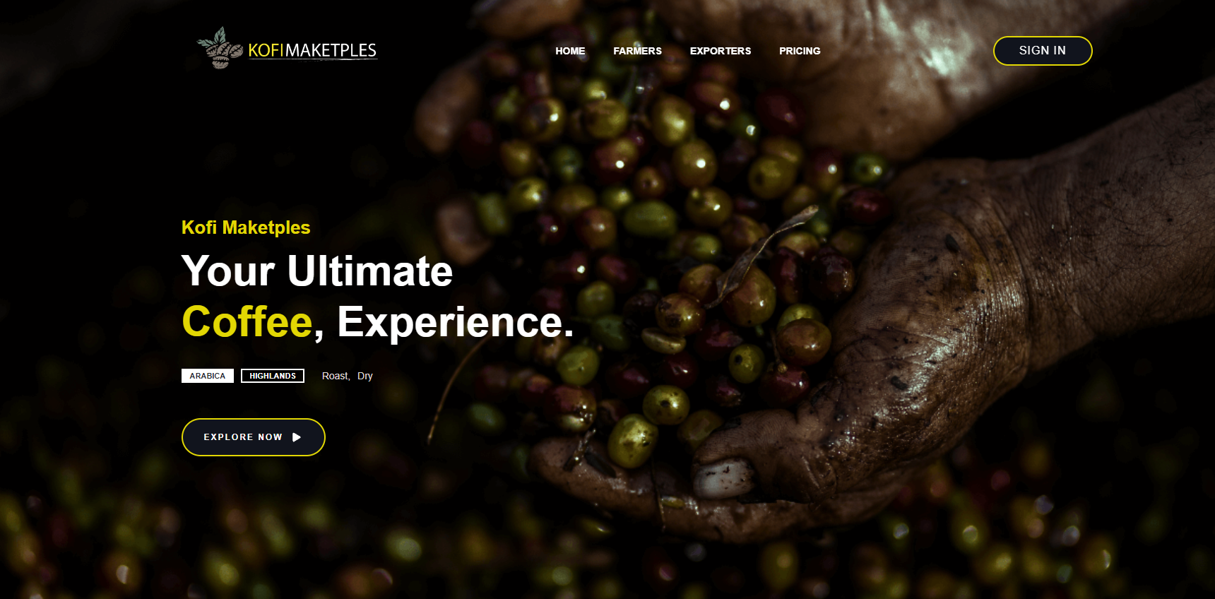 PNG Coffee Marketplace platform connecting farmers with buyers worldwide